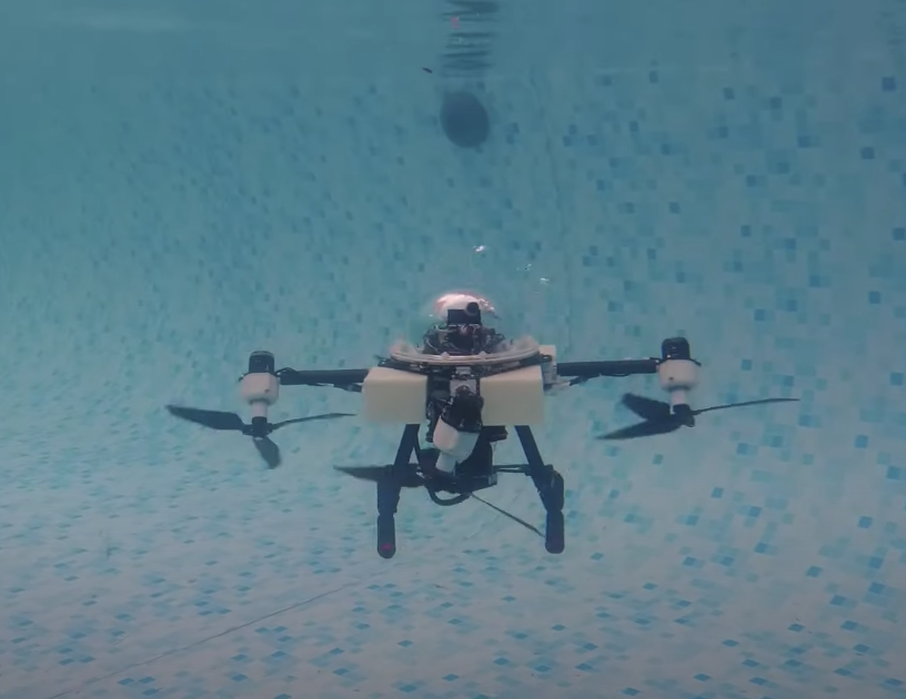New Drone Can Fly and Dive