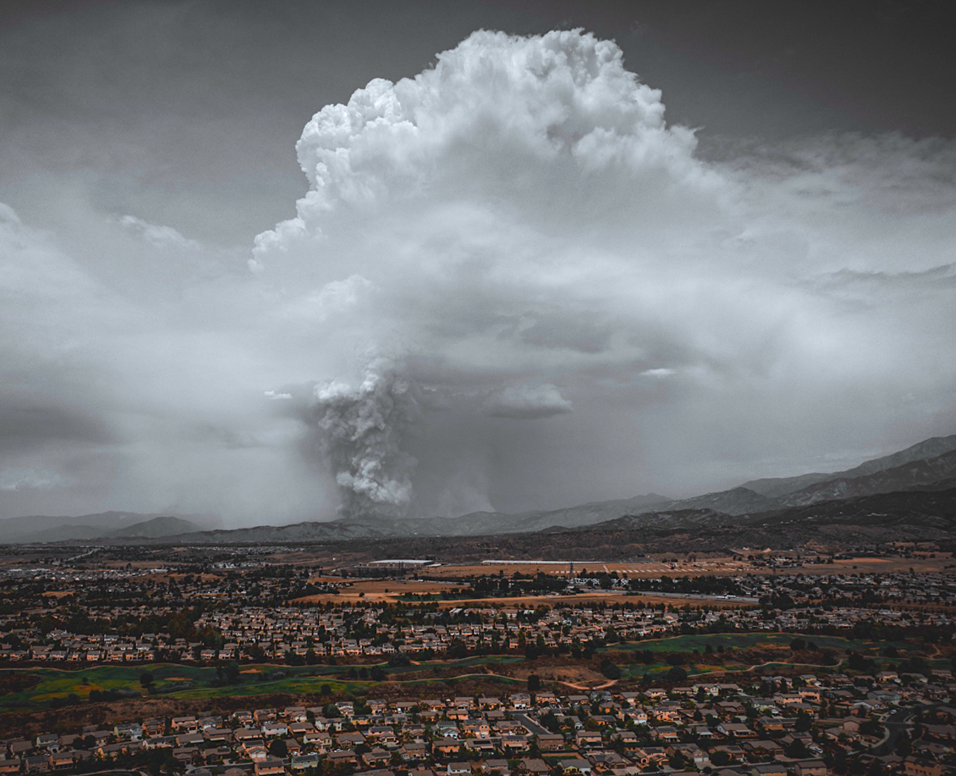 Capturing the Unyielding Line Fire Through the Lens of a Drone