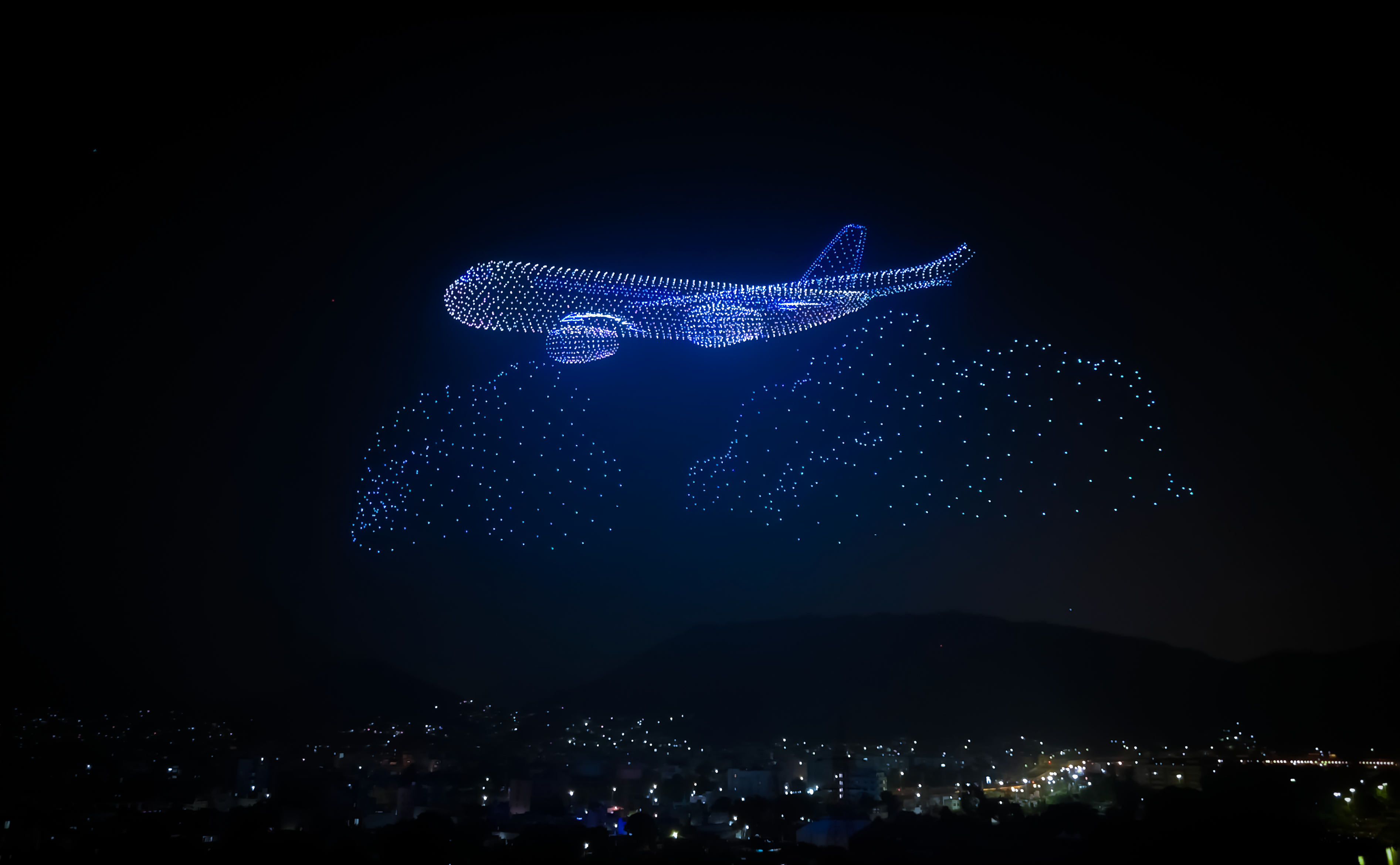 Indian Company, BotLab Dynamics Sets Five Guinness World Records with a Stunning 5500-Drone Light Show at the Amaravati Drone Summit 2024