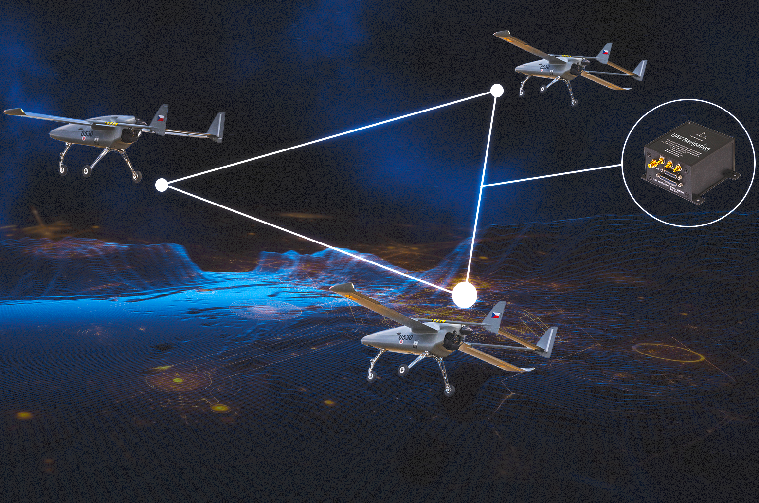 UAV Navigation-Grupo Oesía and Primoco UAV SE Demo Teaming and Swarm Capabilities