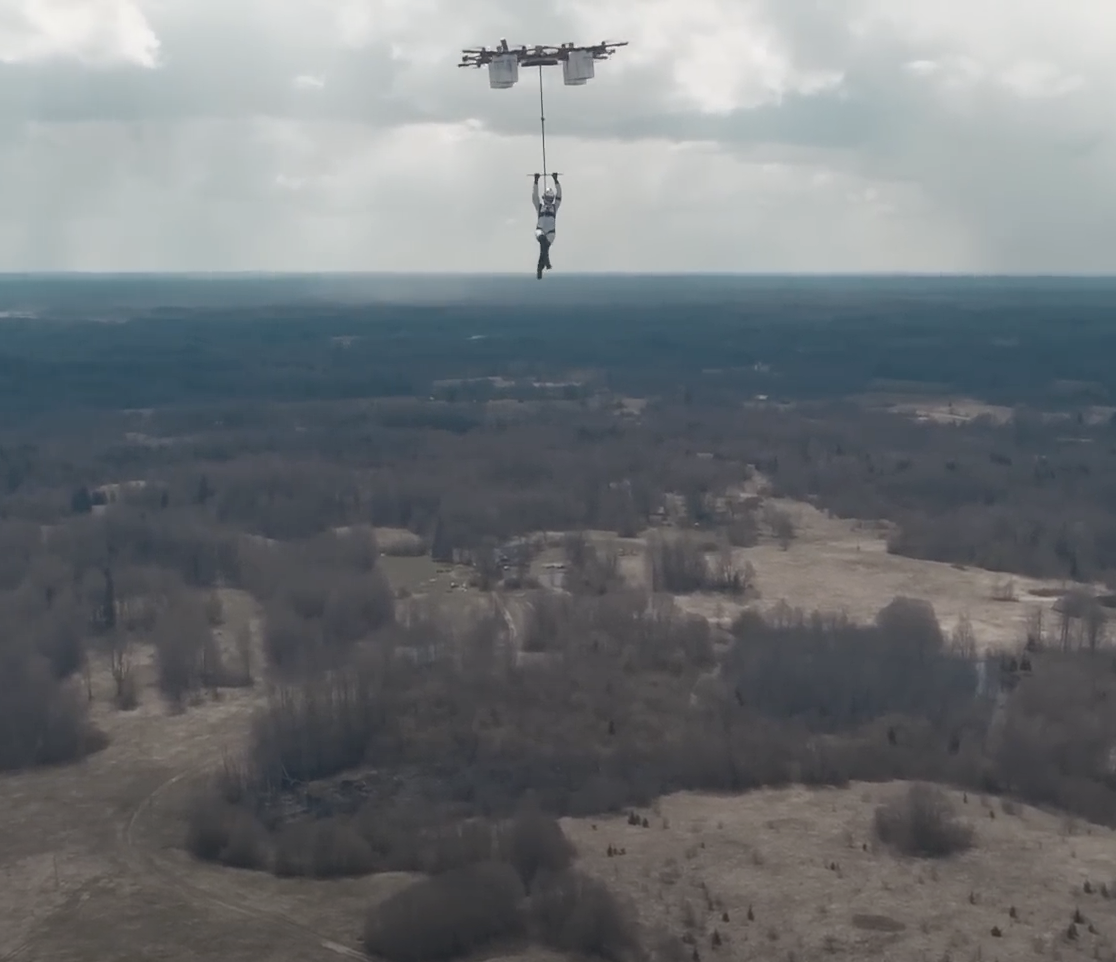 Remembering a World First! Skydiving by Drone