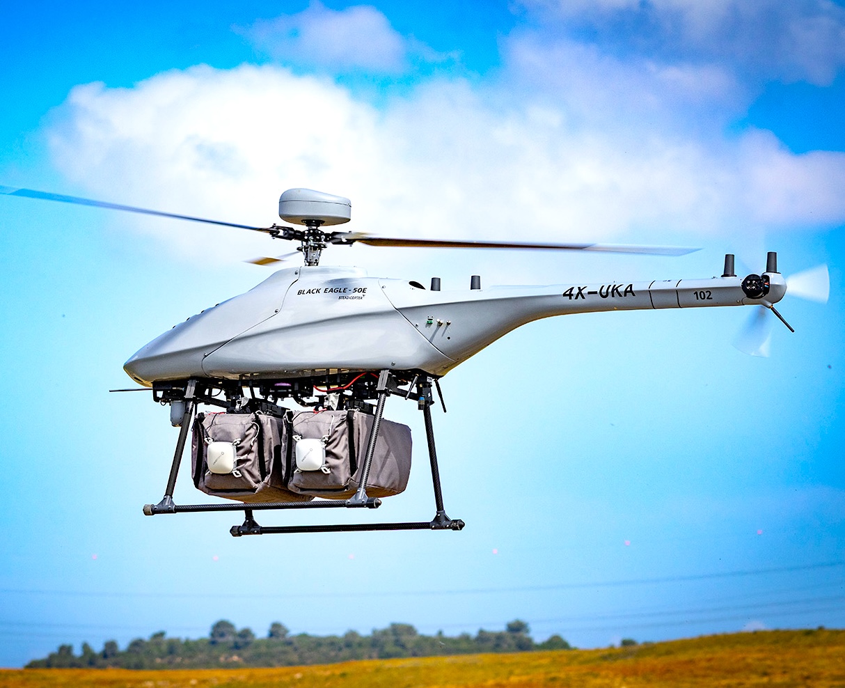 Steadicopter and ParaZero Introduce Precision Airdrop Capability for Tactical Unmanned Helicopters