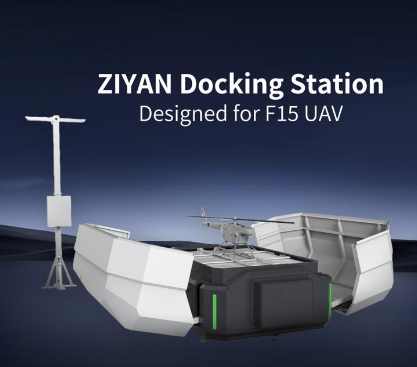 ZIYAN Unveils Autonomous Docking Station for F15 UAV