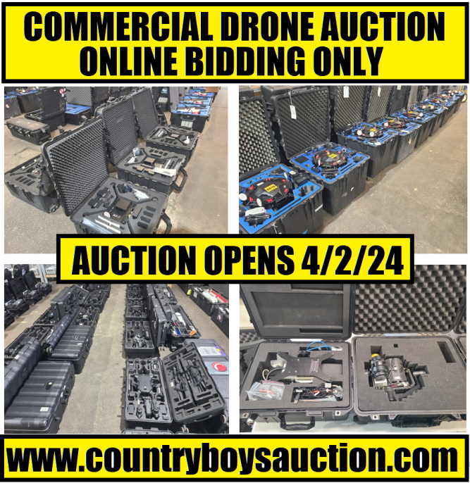 AUCTION - Commercial Drone Equipment
